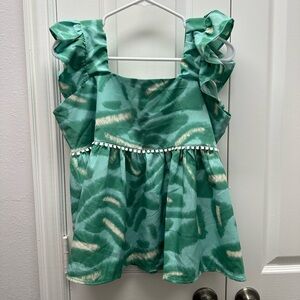 THML Ruffle Sleeve Tank Top NWT